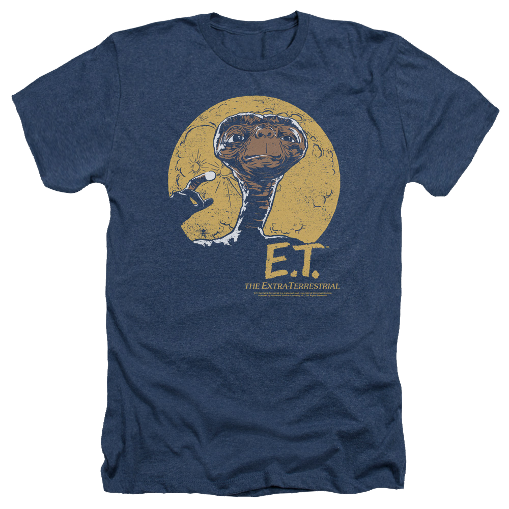 E.T. Moon Frame - Men's Heather T-Shirt Men's Heather T-Shirt E.T.   