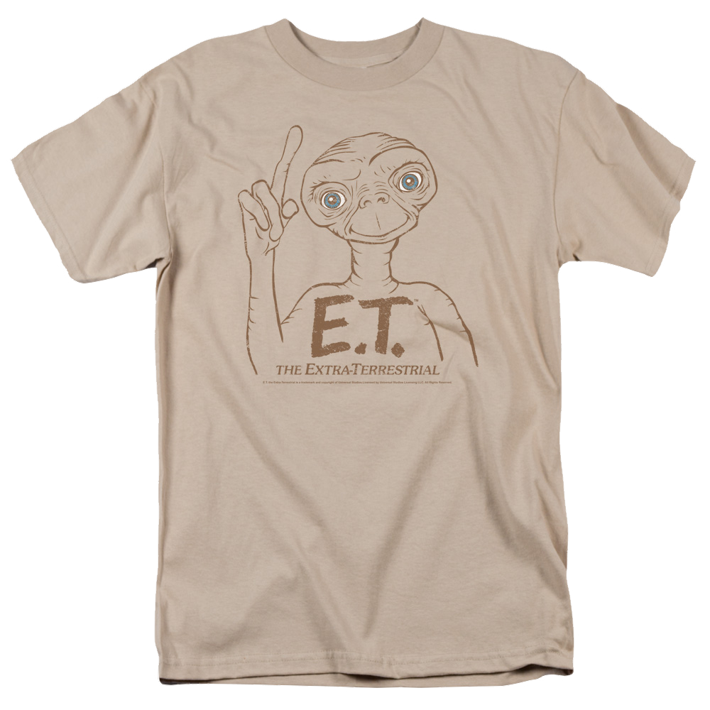 E.T. The Extra-Terrestrial Pointing - Men's Regular Fit T-Shirt Men's Regular Fit T-Shirt E.T.   