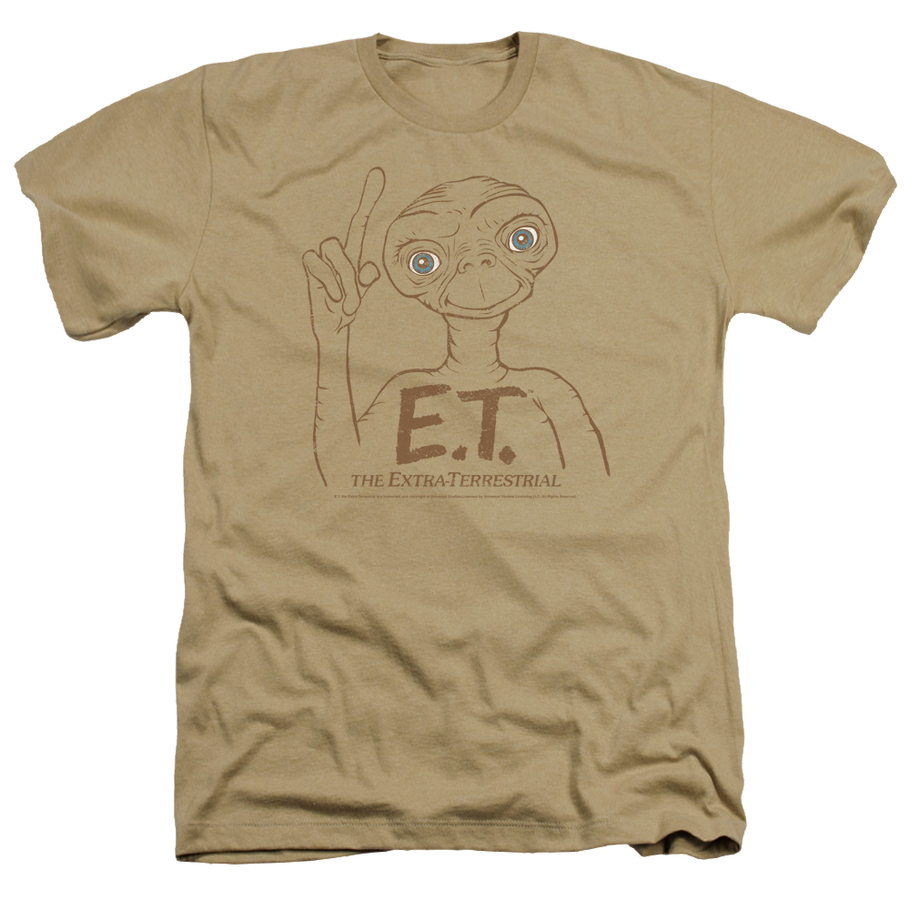 E.T. Pointing - Men's Heather T-Shirt Men's Heather T-Shirt E.T.   