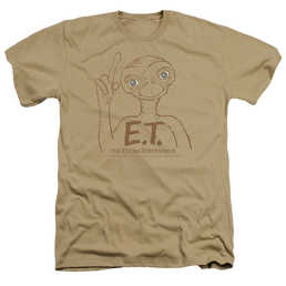 E.T. Pointing - Men's Heather T-Shirt Men's Heather T-Shirt E.T.   