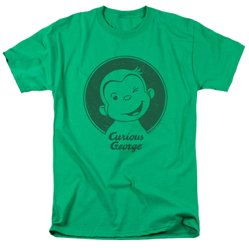 Curious George Classic Wink - Men's Regular Fit T-Shirt Men's Regular Fit T-Shirt Curious George   
