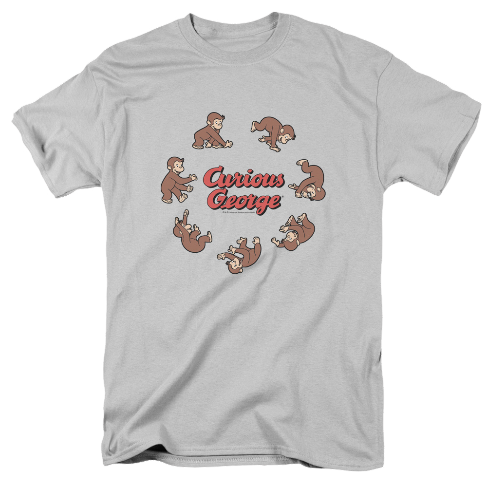 Curious George Rolling Fun Der - Men's Regular Fit T-Shirt Men's Regular Fit T-Shirt Curious George   