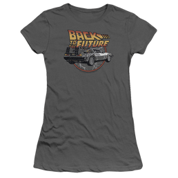 Back To The Future Time Machine - Juniors T-Shirt Juniors T-Shirt Back to the Future   