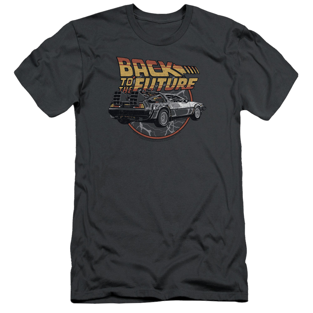 Back To The Future Time Machine - Men's Slim Fit T-Shirt Men's Slim Fit T-Shirt Back to the Future   