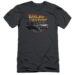 Back To The Future Time Machine - Men's Slim Fit T-Shirt Men's Slim Fit T-Shirt Back to the Future   