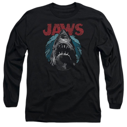 Jaws Water Circle Men's Long Sleeve T-Shirt Men's Long Sleeve T-Shirt Jaws   
