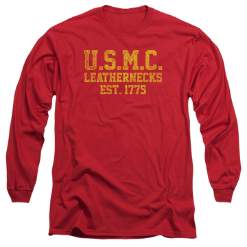 U.S. Marine Corps Leathernecks Men's Long Sleeve T-Shirt Men's Long Sleeve T-Shirt U.S. Marine Corps.   