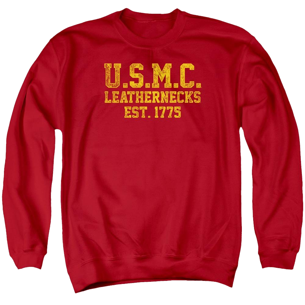 U.S. Marine Corps Leathernecks Men's Crewneck Sweatshirt Men's Crewneck Sweatshirt U.S. Marine Corps.   