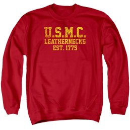 U.S. Marine Corps Leathernecks Men's Crewneck Sweatshirt Men's Crewneck Sweatshirt U.S. Marine Corps.   