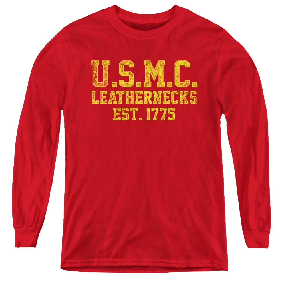 U.S. Marine Corps. Leathernecks - Youth Long Sleeve T-Shirt Youth Long Sleeve T-Shirt U.S. Marine Corps.   