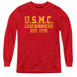 U.S. Marine Corps. Leathernecks - Youth Long Sleeve T-Shirt Youth Long Sleeve T-Shirt U.S. Marine Corps.   