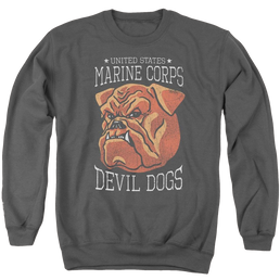 U.S. Marine Corps Devil Dogs Men's Crewneck Sweatshirt Men's Crewneck Sweatshirt U.S. Marine Corps.   