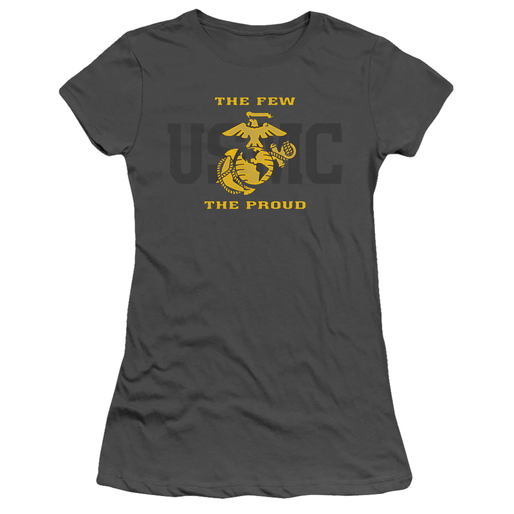 U.S. Marine Corps. Split Tag - Juniors T-Shirt Juniors T-Shirt U.S. Marine Corps.   