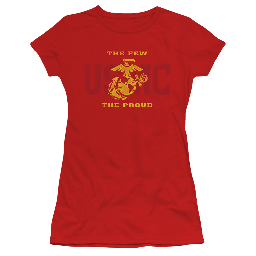 U.S. Marine Corps. Split Tag - Juniors T-Shirt Juniors T-Shirt U.S. Marine Corps.   