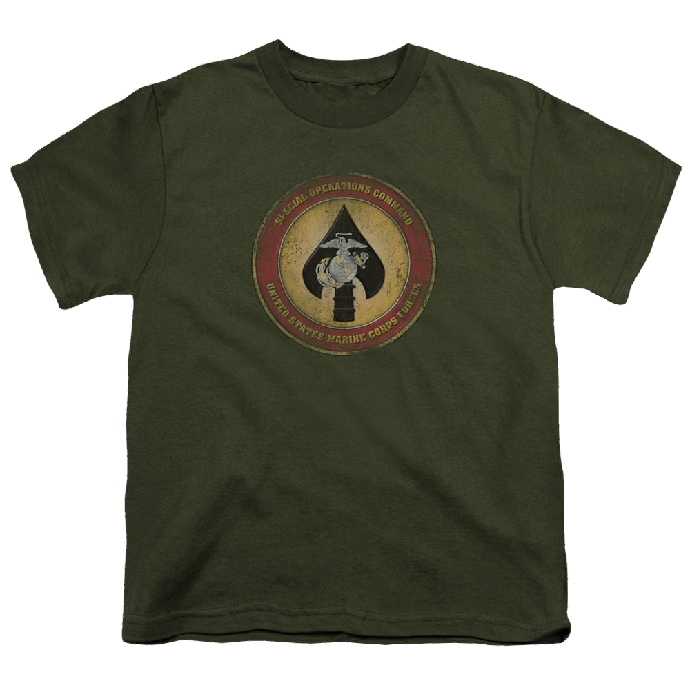 U.S. Marine Corps Special Operations Command Patch Youth T-Shirt (Ages 8-12) Youth T-Shirt (Ages 8-12) U.S. Marine Corps.   