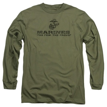 U.S. Marine Corps Distressed Logo Men's Long Sleeve T-Shirt Men's Long Sleeve T-Shirt U.S. Marine Corps.   