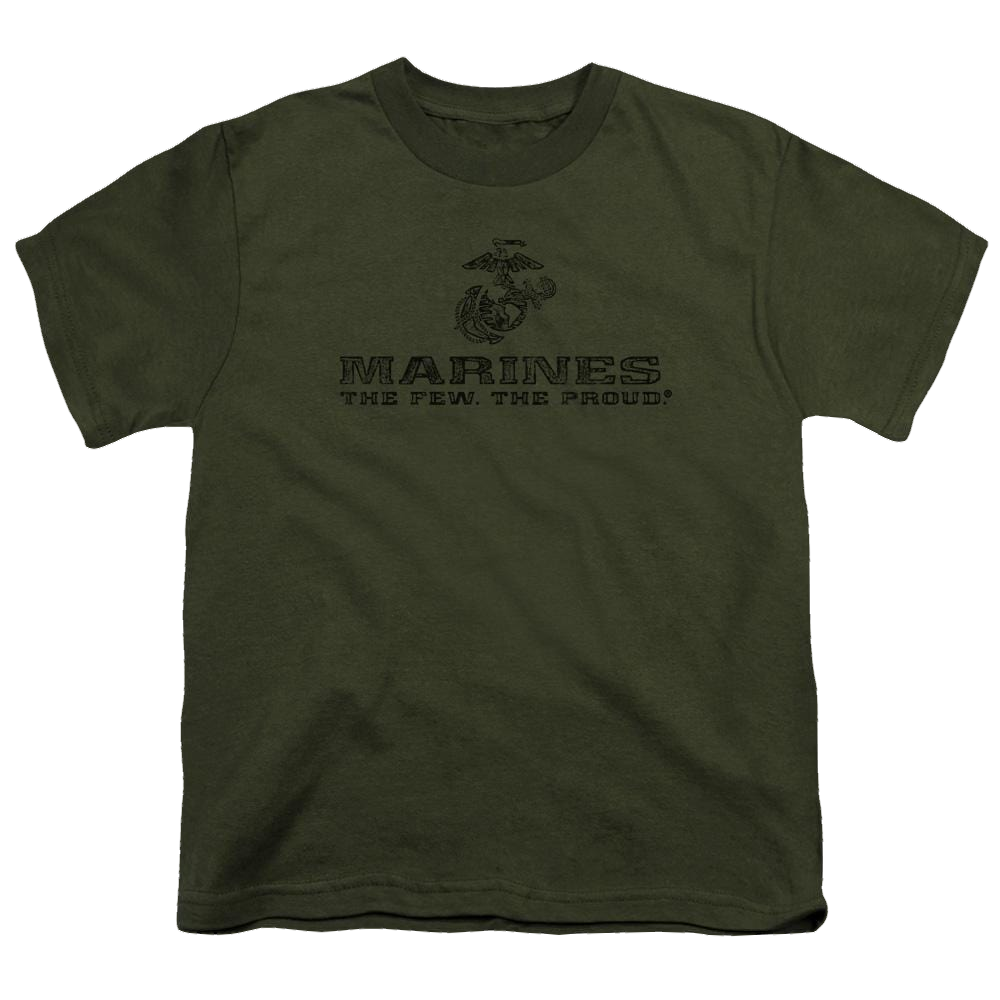 U.S. Marine Corps Distressed Logo Youth T-Shirt (Ages 8-12) Youth T-Shirt (Ages 8-12) U.S. Marine Corps.   