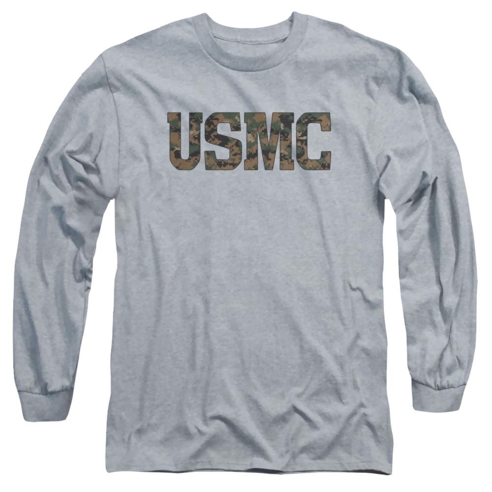 U.S. Marine Corps. Usmc Camo Fill - Men's Long Sleeve T-Shirt Men's Long Sleeve T-Shirt U.S. Marine Corps.   