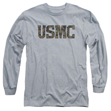 U.S. Marine Corps. Usmc Camo Fill - Men's Long Sleeve T-Shirt Men's Long Sleeve T-Shirt U.S. Marine Corps.   