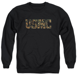 U.S. Marine Corps Usmc Camo Fill Men's Crewneck Sweatshirt Men's Crewneck Sweatshirt U.S. Marine Corps.   