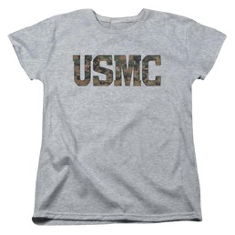U.S. Marine Corps Usmc Camo Fill Women's T-Shirt Women's T-Shirt U.S. Marine Corps.   
