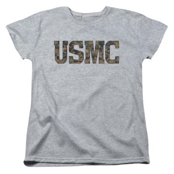 U.S. Marine Corps Usmc Camo Fill Women's T-Shirt Women's T-Shirt U.S. Marine Corps.   