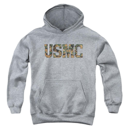 U.S. Marine Corps Usmc Camo Fill Youth Hoodie (Ages 8-12) Youth Hoodie (Ages 8-12) U.S. Marine Corps.   