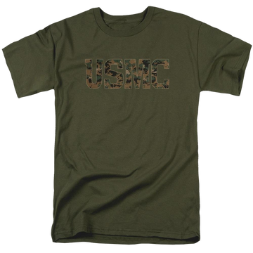 U.S. Marine Corps. Usmc Camo Fill - Men's Regular Fit T-Shirt Men's Regular Fit T-Shirt U.S. Marine Corps.   