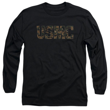 U.S. Marine Corps Usmc Camo Fill Men's Long Sleeve T-Shirt Men's Long Sleeve T-Shirt U.S. Marine Corps.   