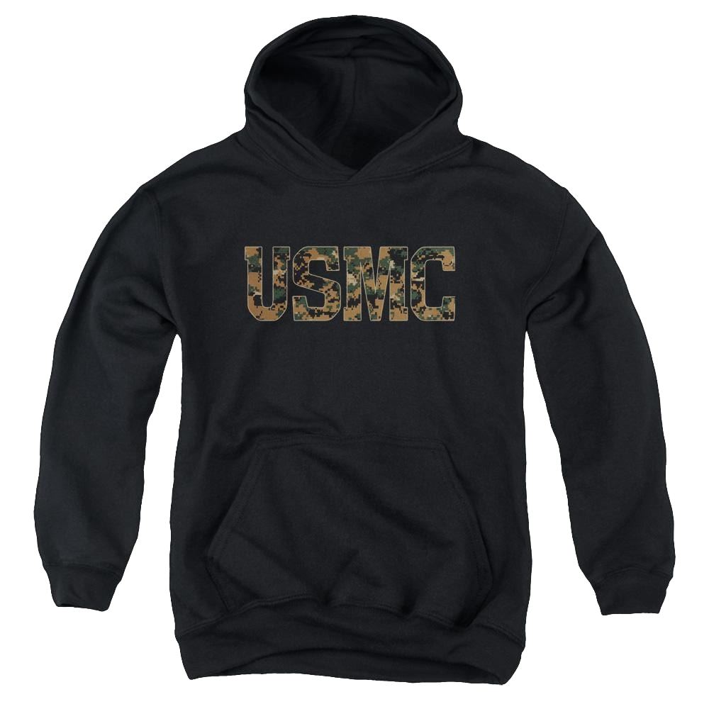 U.S. Marine Corps Usmc Camo Fill Youth Hoodie (Ages 8-12) Youth Hoodie (Ages 8-12) U.S. Marine Corps.   