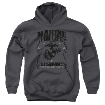 U.S. Marine Corps For Life Youth Hoodie (Ages 8-12) Youth Hoodie (Ages 8-12) U.S. Marine Corps.   