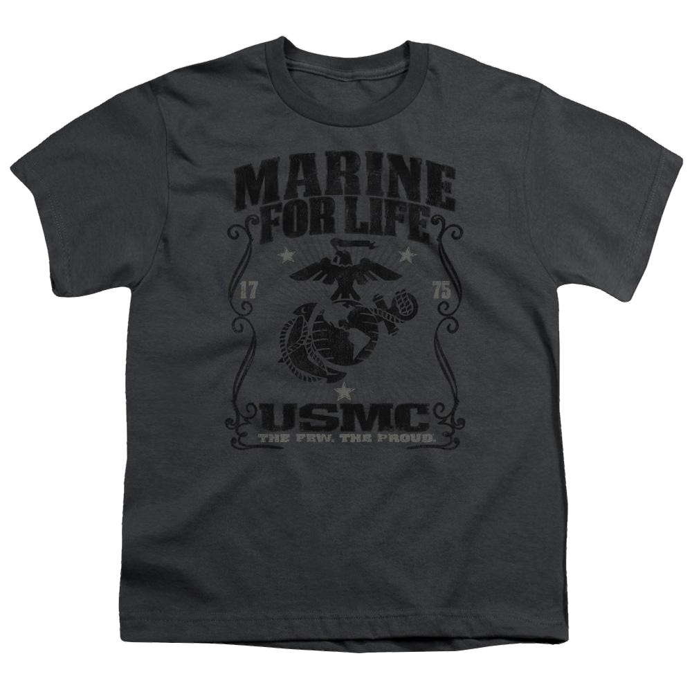 U.S. Marine Corps For Life Youth T-Shirt (Ages 8-12) Youth T-Shirt (Ages 8-12) U.S. Marine Corps.   