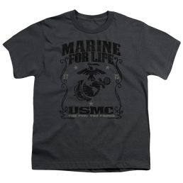 U.S. Marine Corps For Life Youth T-Shirt (Ages 8-12) Youth T-Shirt (Ages 8-12) U.S. Marine Corps.   