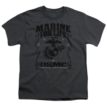 U.S. Marine Corps For Life Youth T-Shirt (Ages 8-12) Youth T-Shirt (Ages 8-12) U.S. Marine Corps.   
