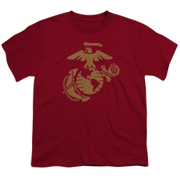 U.S. Marine Corps. Gold Emblem - Youth T-Shirt Youth T-Shirt (Ages 8-12) U.S. Marine Corps.   