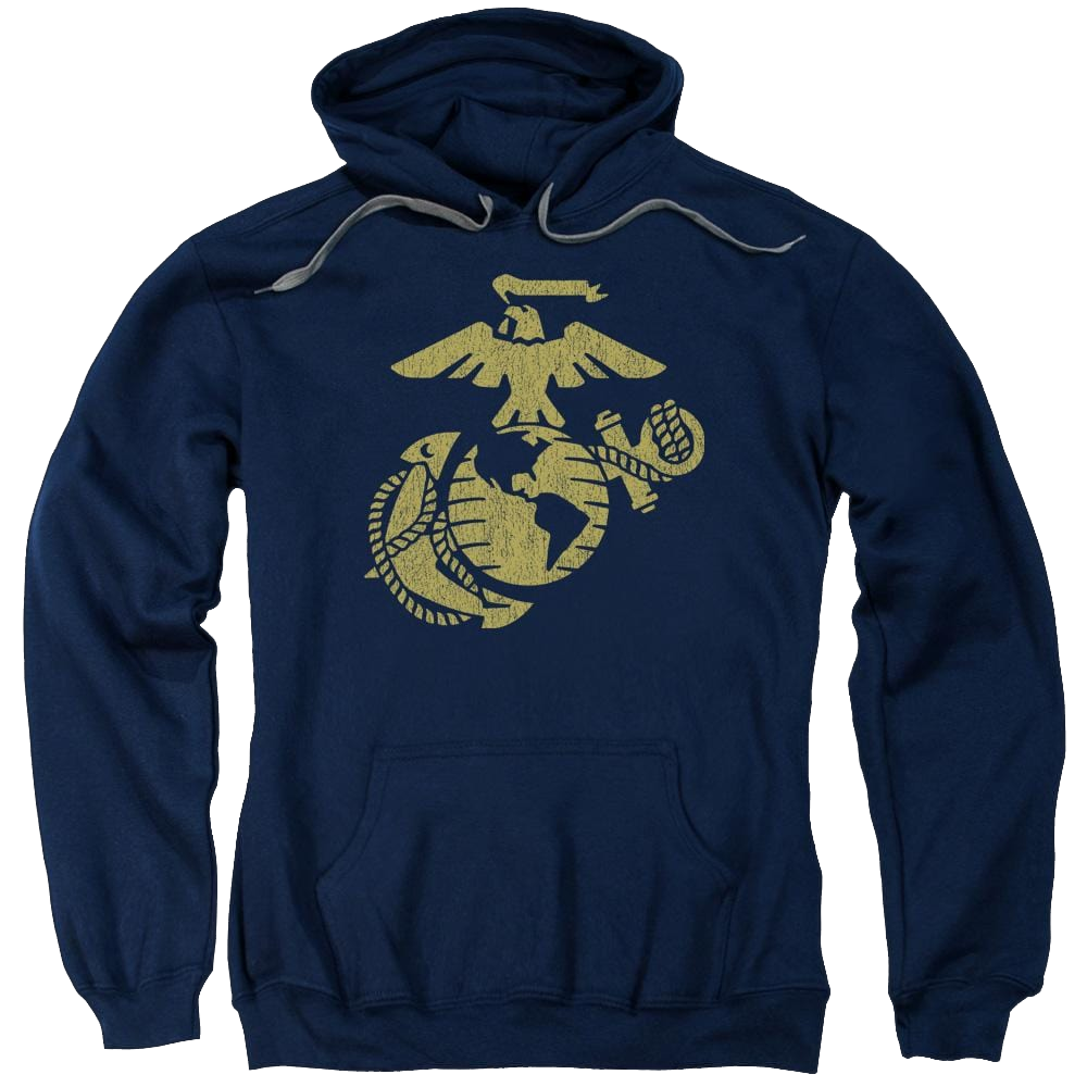 U.S. Marine Corps Gold Emblem Pullover Hoodie Pullover Hoodie U.S. Marine Corps.   