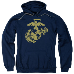 U.S. Marine Corps Gold Emblem Pullover Hoodie Pullover Hoodie U.S. Marine Corps.   