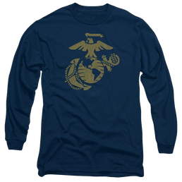 U.S. Marine Corps Gold Emblem Men's Long Sleeve T-Shirt Men's Long Sleeve T-Shirt U.S. Marine Corps.   