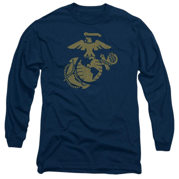 U.S. Marine Corps Gold Emblem Men's Long Sleeve T-Shirt Men's Long Sleeve T-Shirt U.S. Marine Corps.   