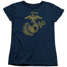 U.S. Marine Corps Gold Emblem Women's T-Shirt Women's T-Shirt U.S. Marine Corps.   