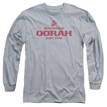 U.S. Marine Corps Oorah Men's Long Sleeve T-Shirt Men's Long Sleeve T-Shirt U.S. Marine Corps.   