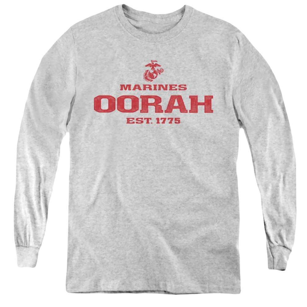 U.S. Marine Corps. Oorah - Youth Long Sleeve T-Shirt Youth Long Sleeve T-Shirt U.S. Marine Corps.   