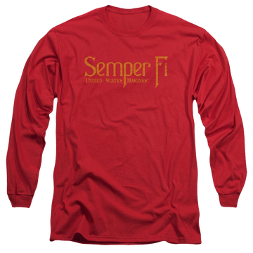 U.S. Marine Corps Semper Fi Men's Long Sleeve T-Shirt Men's Long Sleeve T-Shirt U.S. Marine Corps.   