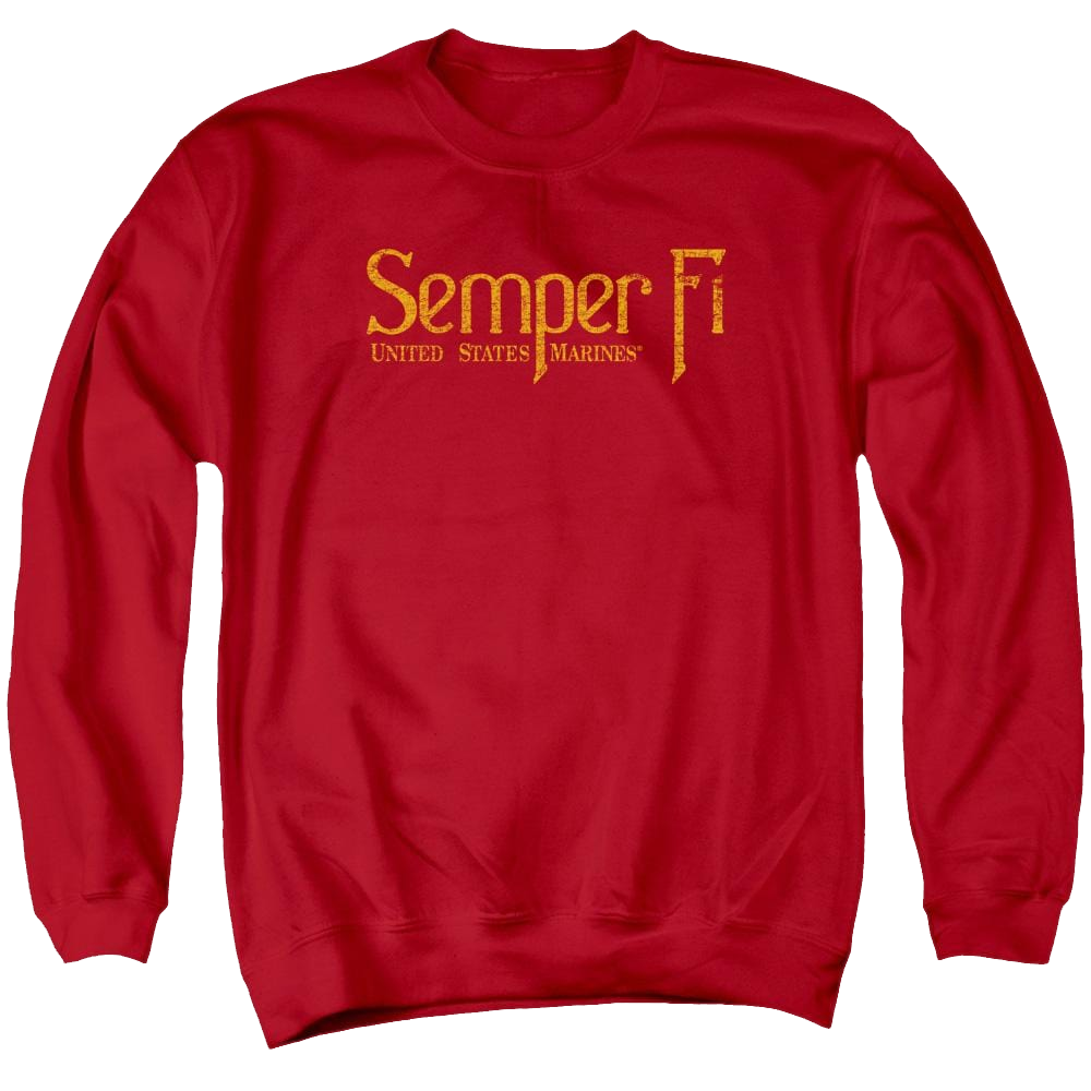 U.S. Marine Corps Semper Fi Men's Crewneck Sweatshirt Men's Crewneck Sweatshirt U.S. Marine Corps.   
