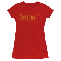 U.S. Marine Corps. Semper Fi - Juniors T-Shirt Juniors T-Shirt U.S. Marine Corps.   