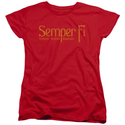 U.S. Marine Corps Semper Fi Women's T-Shirt Women's T-Shirt U.S. Marine Corps.   