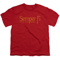 U.S. Marine Corps Semper Fi Youth T-Shirt (Ages 8-12) Youth T-Shirt (Ages 8-12) U.S. Marine Corps.   