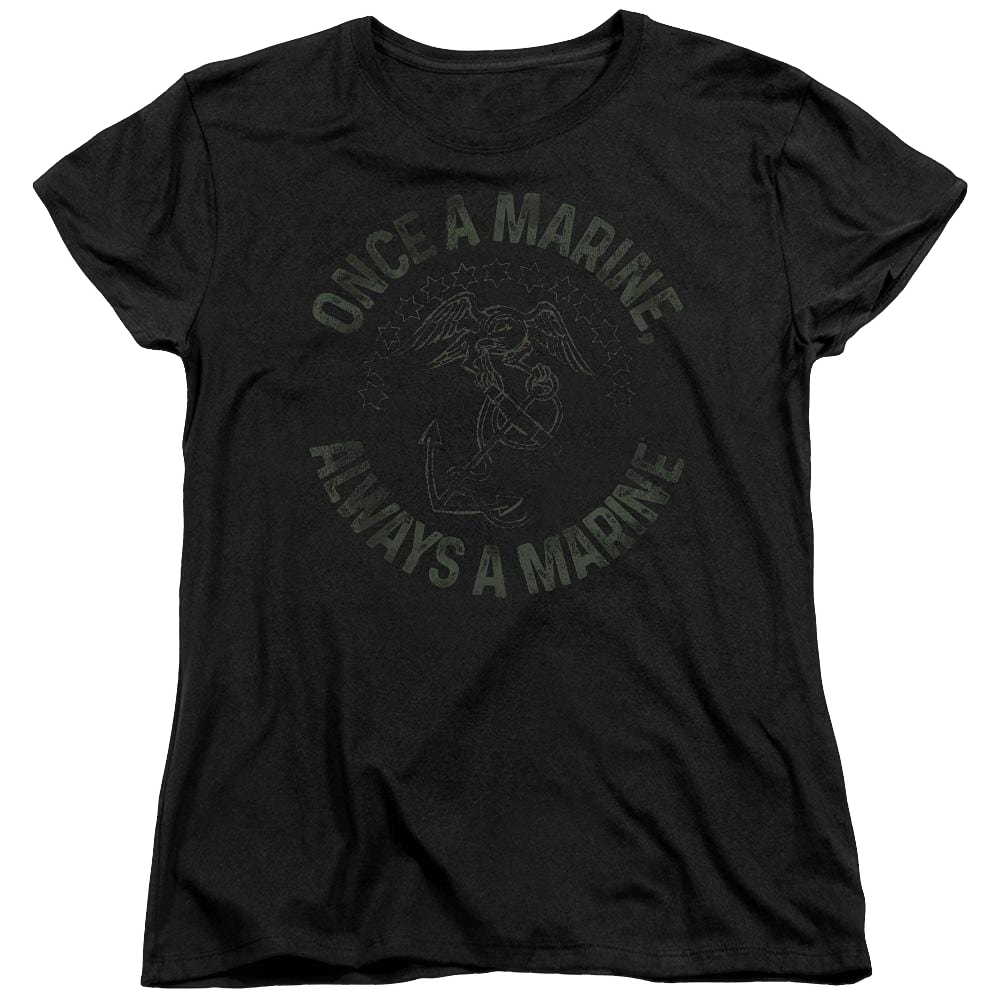 U.S. Marine Corps Always A Marine Women's T-Shirt Women's T-Shirt U.S. Marine Corps.   