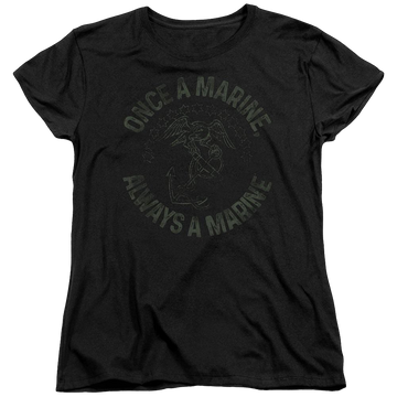 U.S. Marine Corps Always A Marine Women's T-Shirt Women's T-Shirt U.S. Marine Corps.   