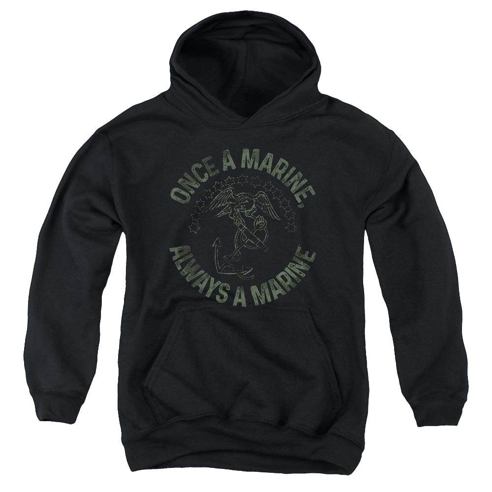 U.S. Marine Corps Always A Marine Youth Hoodie (Ages 8-12) Youth Hoodie (Ages 8-12) U.S. Marine Corps.   
